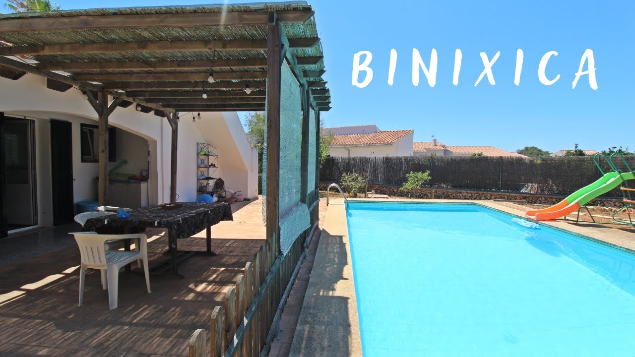 CHALET MEDITERR&Aacute;NEO con PISCINA y JARD&Iacute;N en Binixica. (REF: 4045 Casas En Menorca)