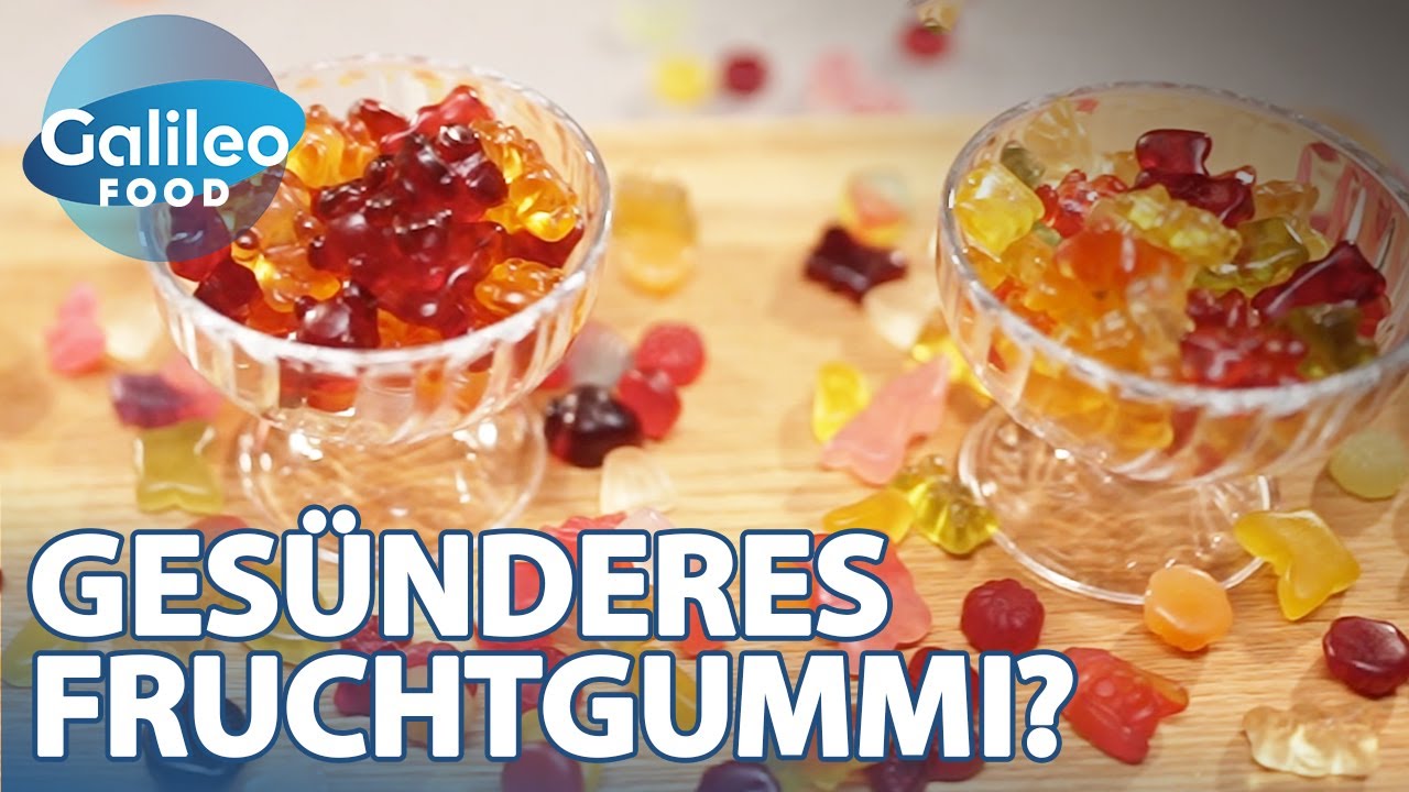 Geht NASCHEN gesünder? Zuckerfreies oder VEGANES Fruchtgummi? | Galileo Food