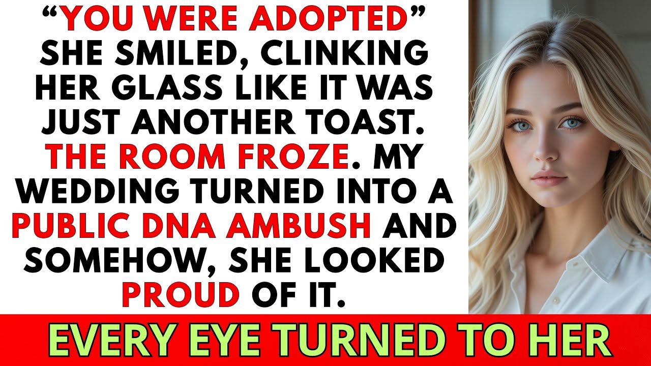 My Parents Told Everyone I Was Adopted at My Wedding—So I Revealed the DNA Truth That Shattered Them