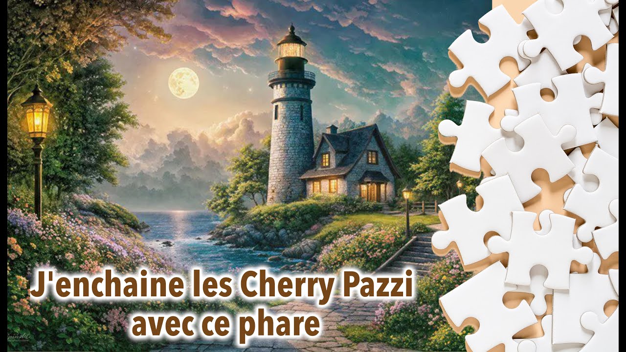 Phare au clair de lune - Cherry Pazzi - 500 pièces