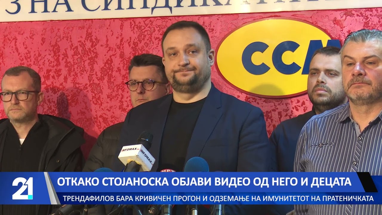 Откако Стојаноска објави видео од него и децата - Трендафилов бара кривичен прогон