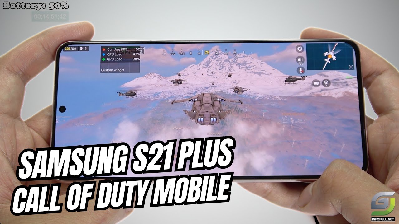 Samsung Galaxy S21 Plus test game Call of Duty Mobile CODM 2024 | Exynos 2100