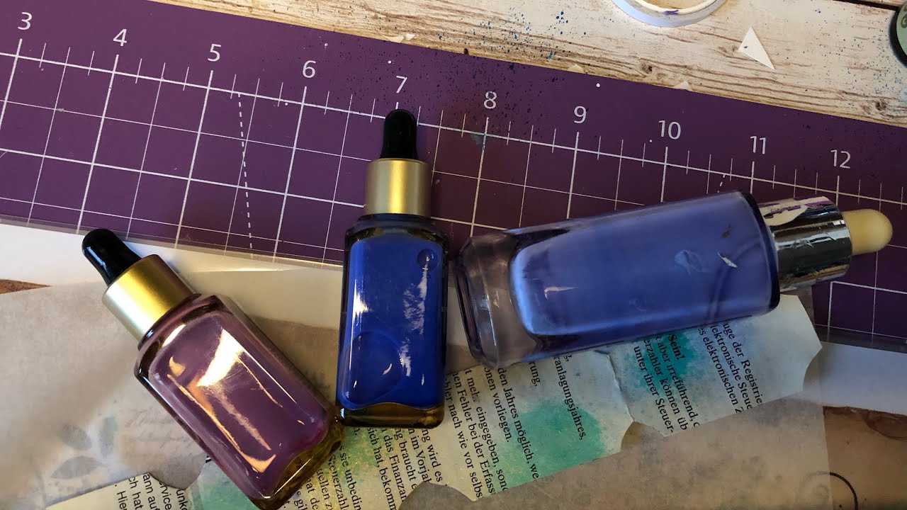 DIY Ink Tropfen selber machen Ganz einfach und super Preiswert #diy #inktropfen #acrylicpainting