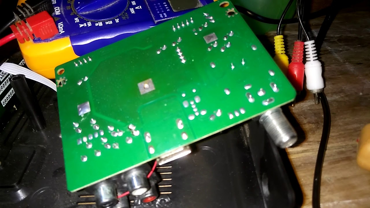 Gambar tidak Muncul lewat konektor RCA hanya bisa lewat HDMI kasus di Receiver Parabola