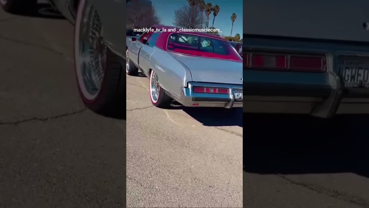 Chevy On Chrome Thangs & Vogues #chevyimpala #lavishhustle #car #oldskool #classiccar #automobile
