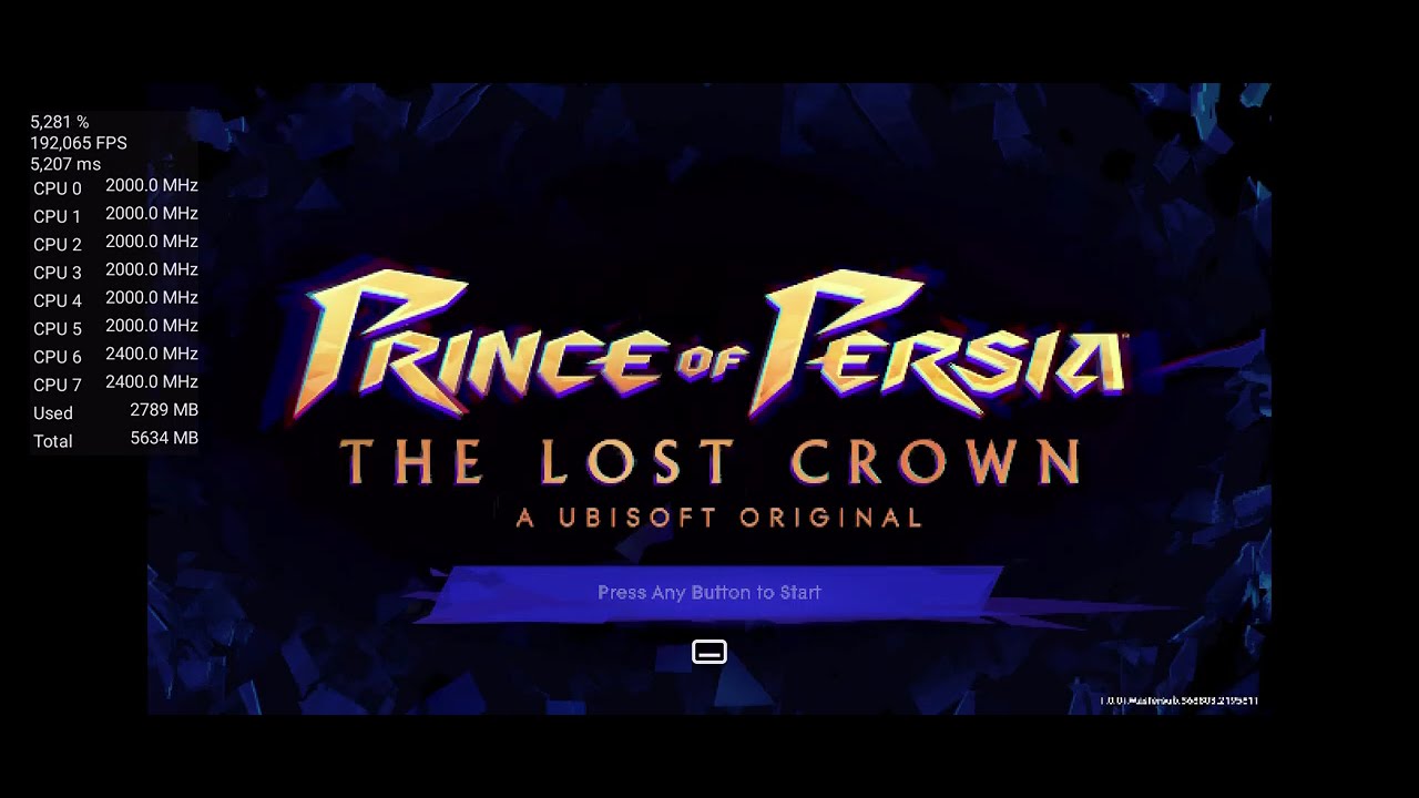 Prince of persia the lost crown | Dimensity 6080 | RyujinX Emulator