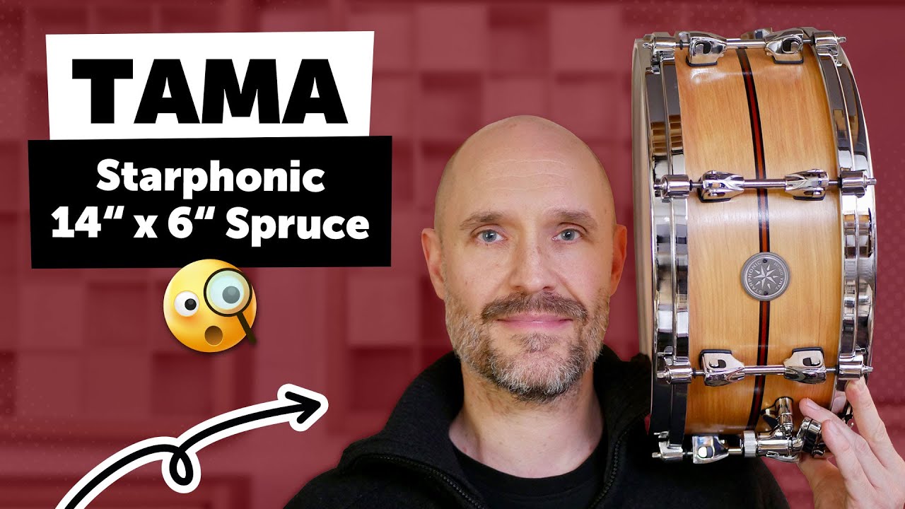 Tama | Starphonic 14x6 Spruce Snare | Sound Demo
