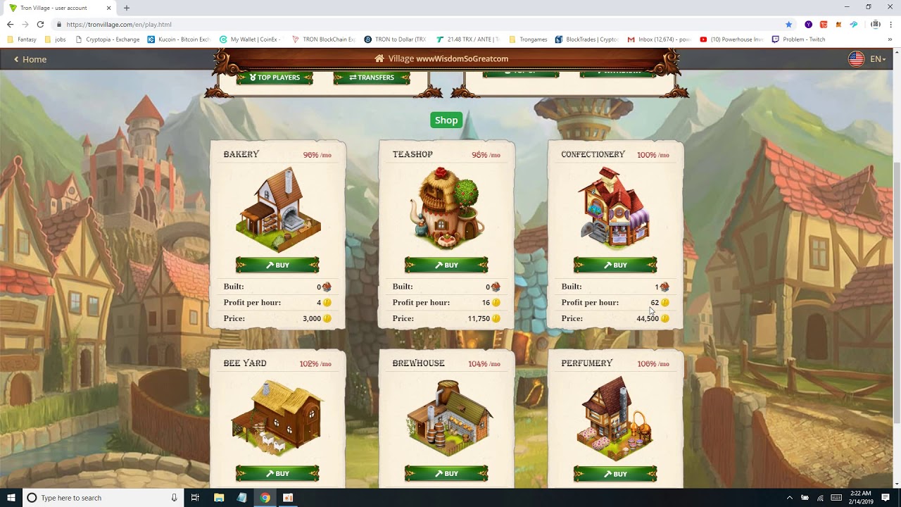 Tron Village new dapp
