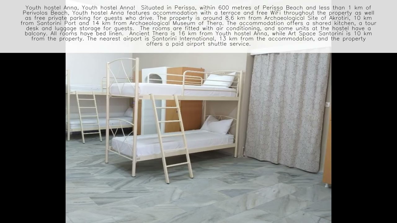 Youth hostel Anna Santorini ⭐️⭐️⭐️⭐️⭐️ Greece 👇 Check Prices in Description 👇