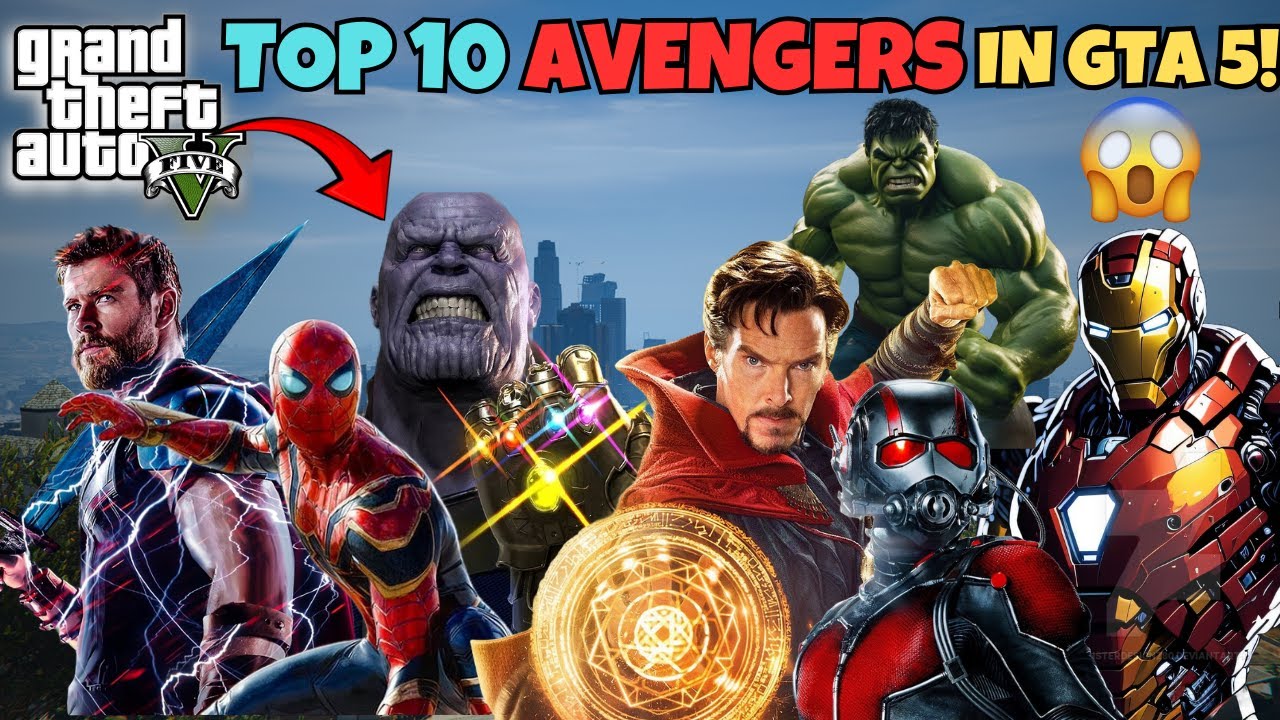 Top 10 Avengers Heroes in GTA 5!  Epic Mod Install Guide Step by Step 🎮🔥