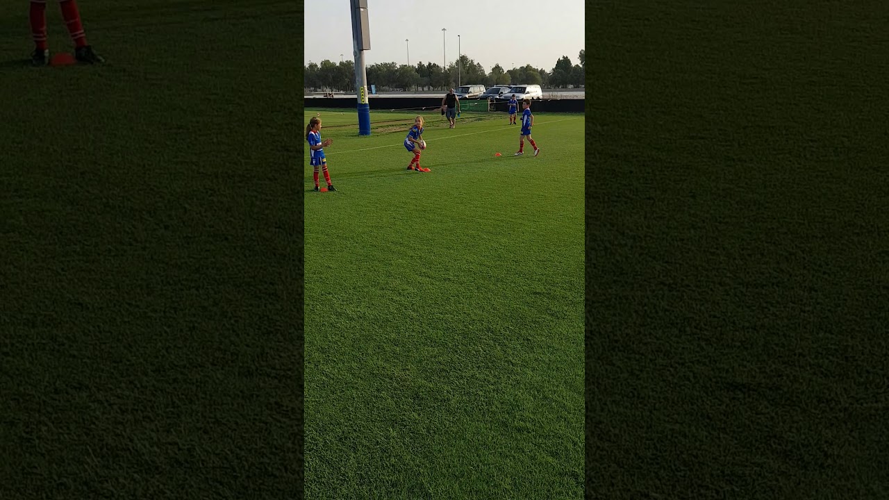 Rugby &eacute;cole exercice La ligne