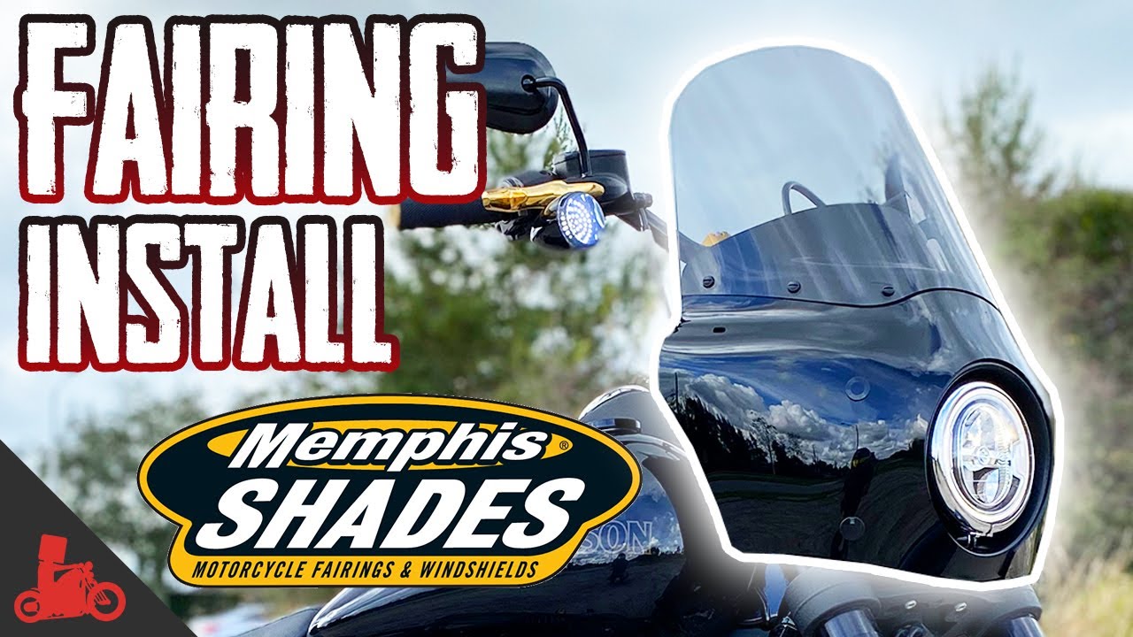 Установка обтекателя Harley: воин дороги в Memphis Shades!