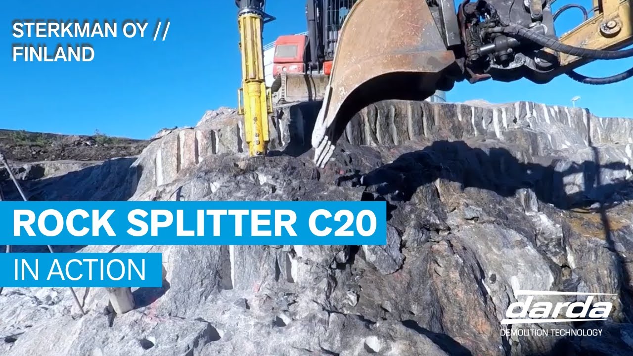 DARDA - Sterkman Oy USES ROCKSPLITTER C20
