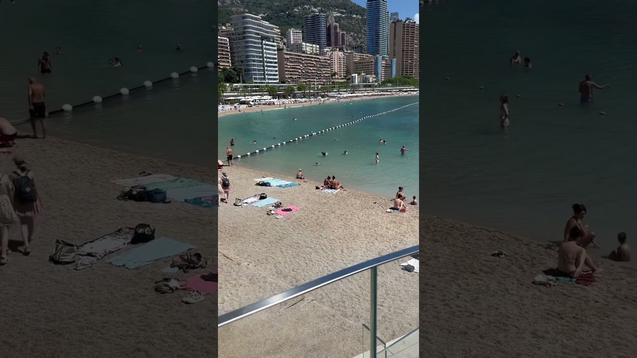 Larvotto beach in Monaco #cotedazur #monaco