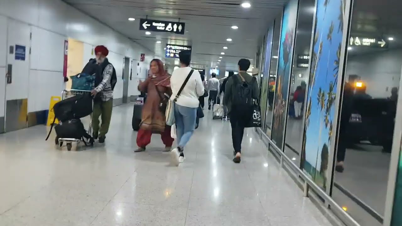 Kuala Lumpur International Airport Satellite Terminal 1 KLIA Shuttle to Immigration Transportation