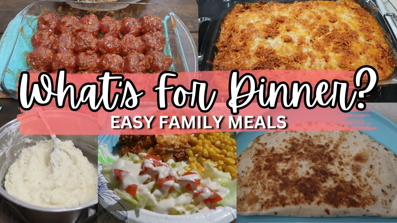 What's For Dinner? | Easy Budget Friendly Meals | Family Meals Ep #141