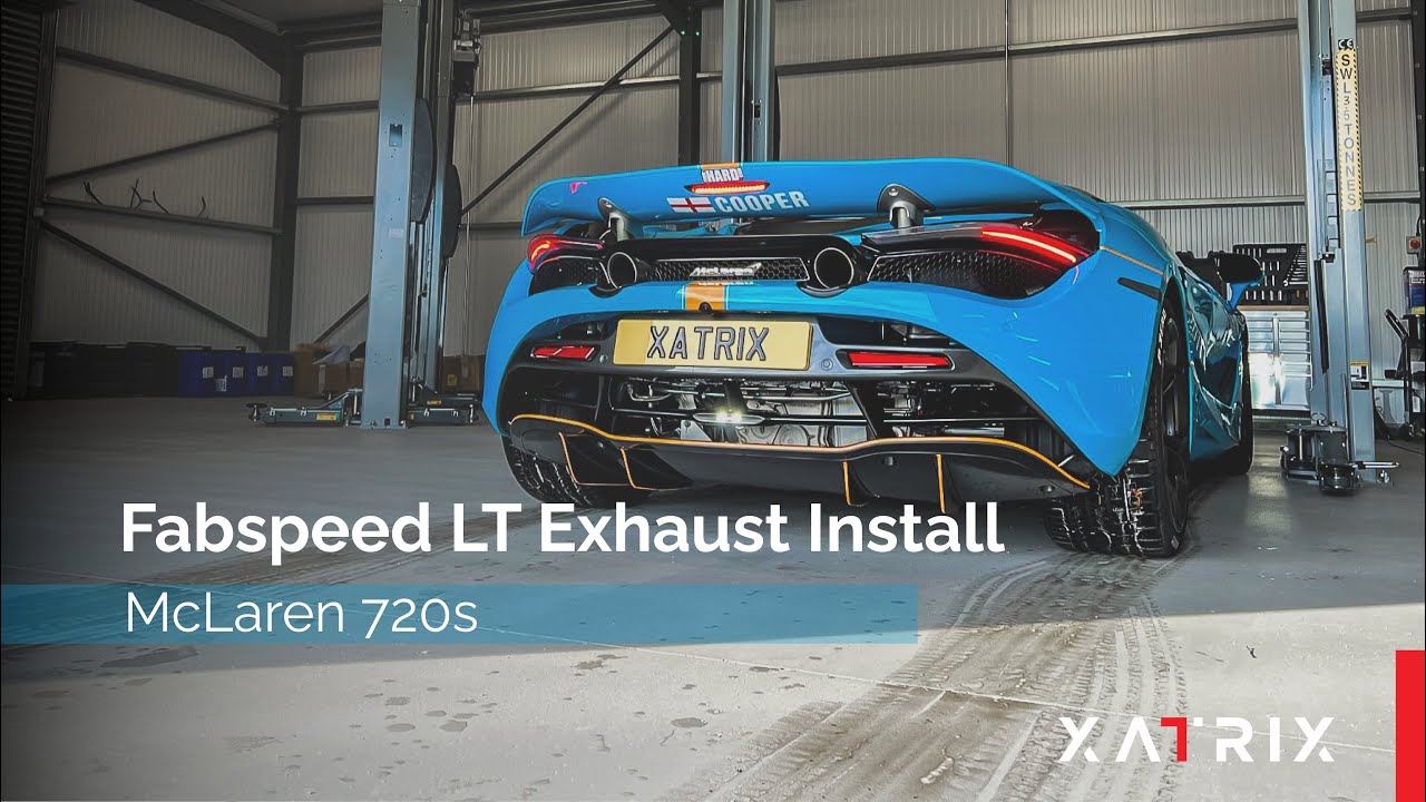 McLaren 720s Fabspeed LT Style Exhaust Install and Sound Clip!