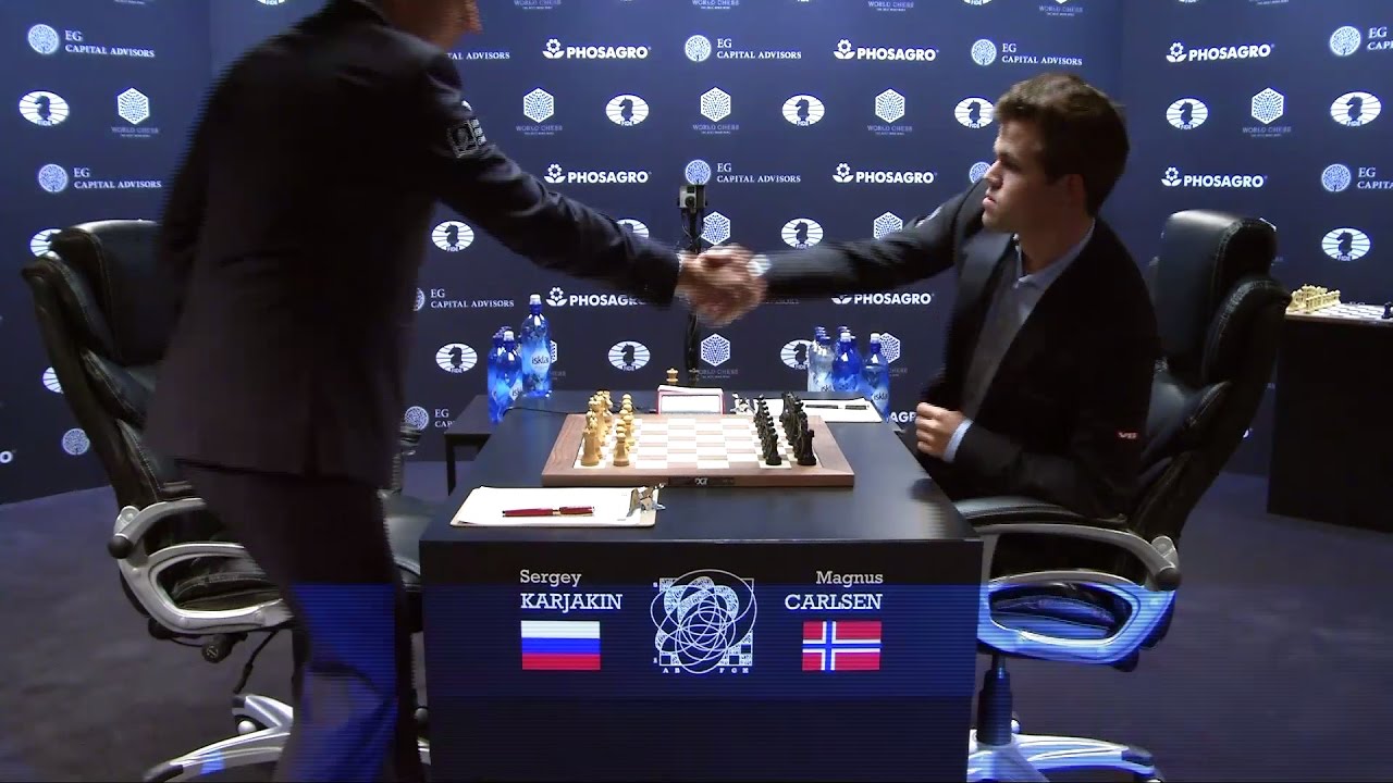 World Chess Championship 2016 Carlsen v Karjakin Game 2
