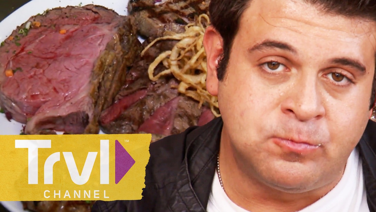 Adam's Most Difficult Steak Challenges | Man v. Food | Travel Channel