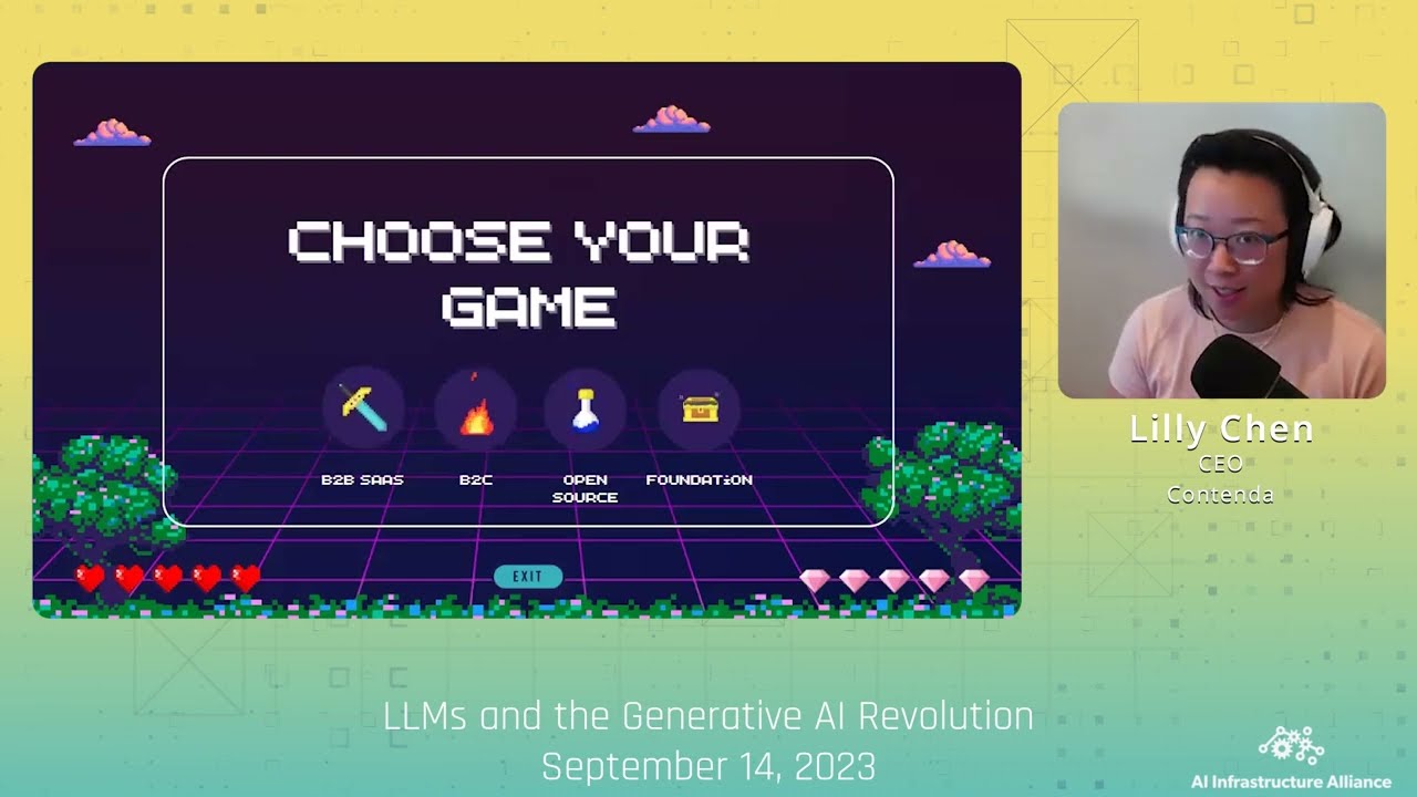 Lilly Chen – Contenda – LLM Valley:A video game-themed talk through AI product markets and VC
