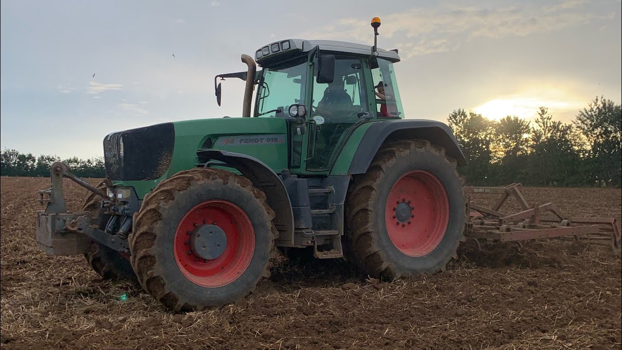 Préparation des terres à Colza 2022 | Fendt 916