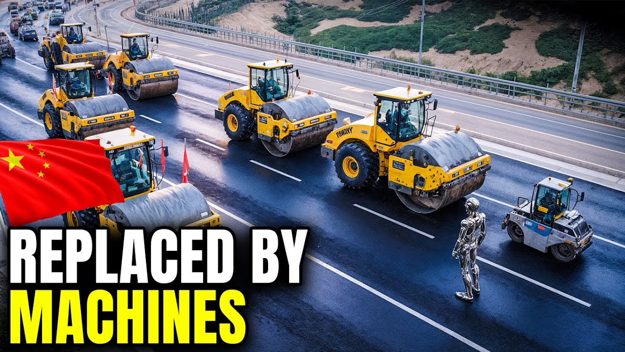 China Just Revealed This New Highway Builder That Replaces Humans!