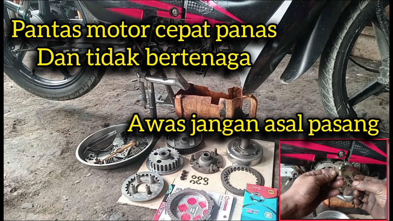 Cara rakit kopling motor supra agar lebih awet