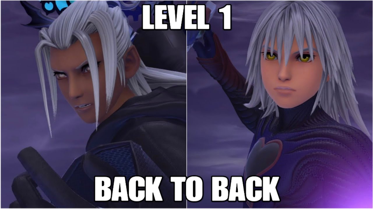 Kingdom Hearts 3 - Back to Back Duo #1(Level 1/Critical/all Pro Codes/No Damage/Restrictions)