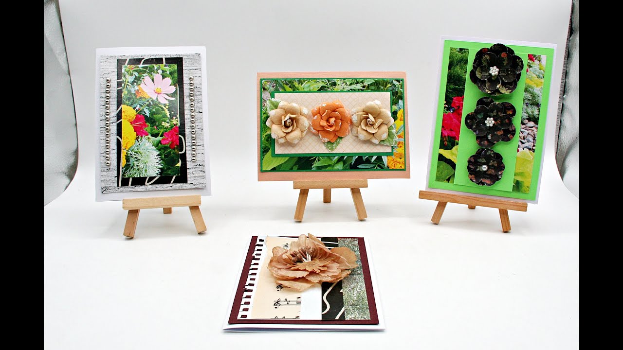 Making cards using recycled items video 259