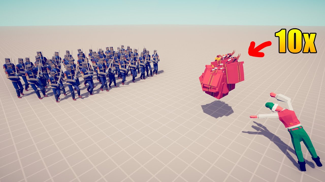GOD PRESENT ELF vs ARMY OF UNITS 🔥 TABS - Totally Accurate Battle Simulator