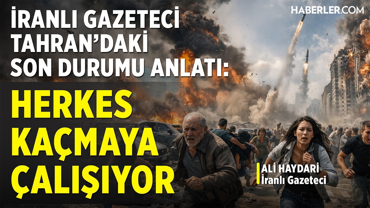 İranlı Gazeteci Ali Haydari: Tahran'da Devlete Destek Veren Halk Kaldı