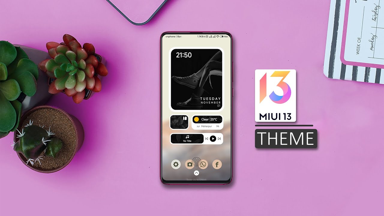 MIUI 13 Theme | Clean and Simple MIUI 13 Theme With a Customized Lock Screen You Might Like!😍😍
