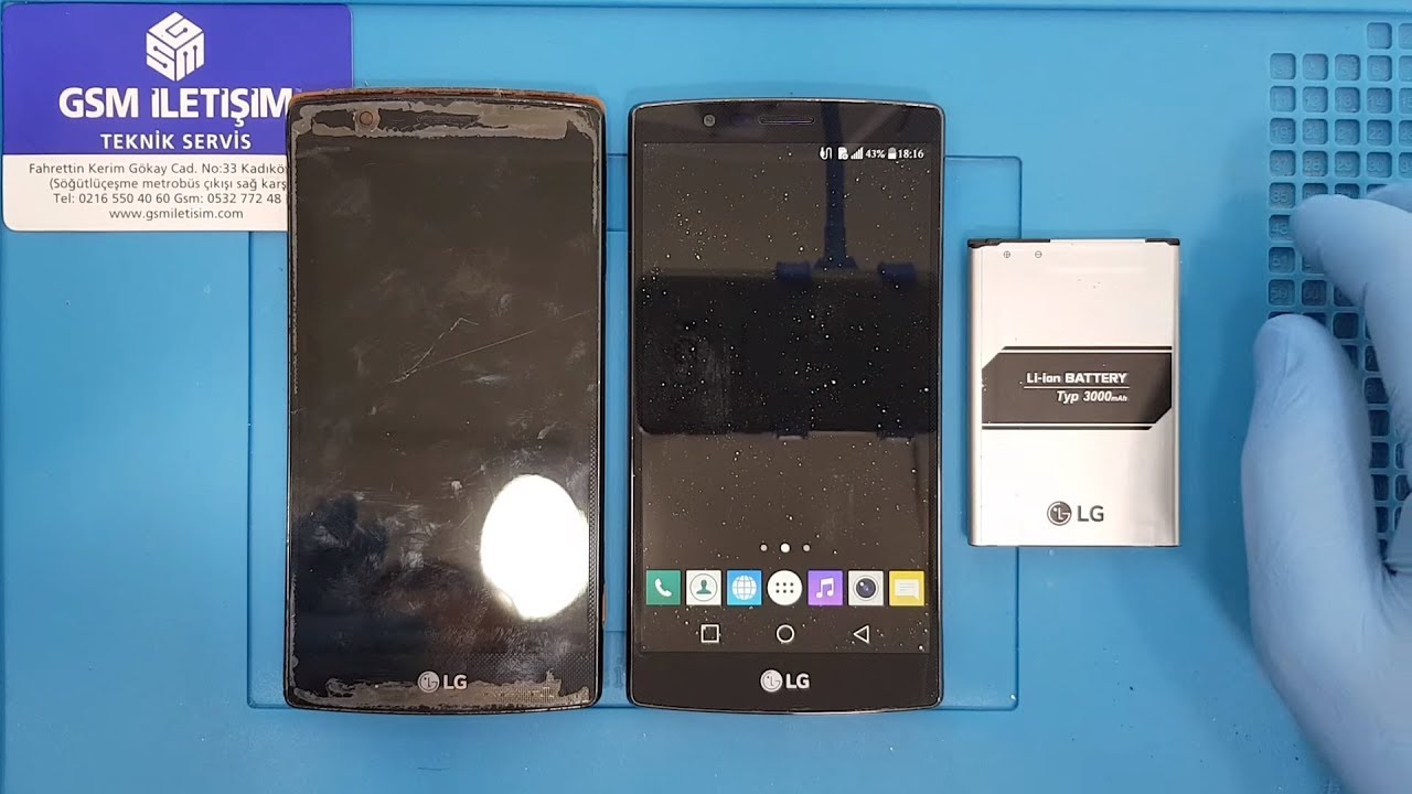 LG G4 Ekran, Batarya ve Arka Kapak Değişimi