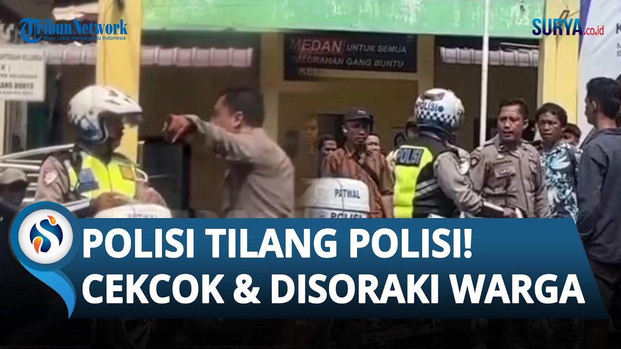 GEGER! POLISI TILANG POLISI di Medan hingga Adu Mulut & Disoraki Warga: Huuuu!