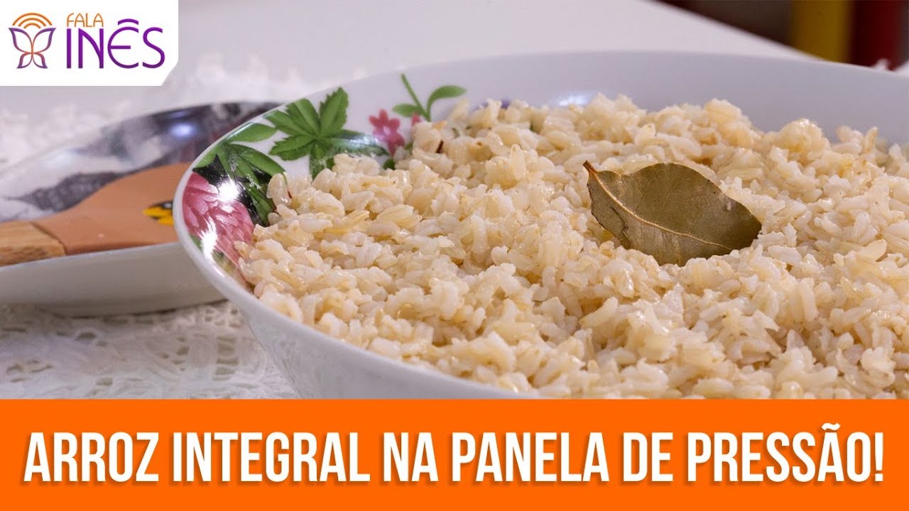 Arroz Integral na panela de pressão: fácil e em até 8 minutos!
