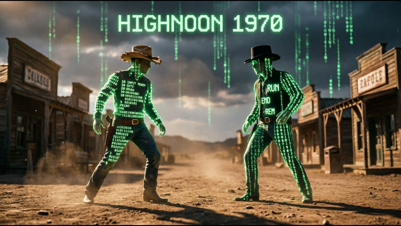 Немного о... HIGHNOON 1970: Первый вестерн в истории компьютерных игр