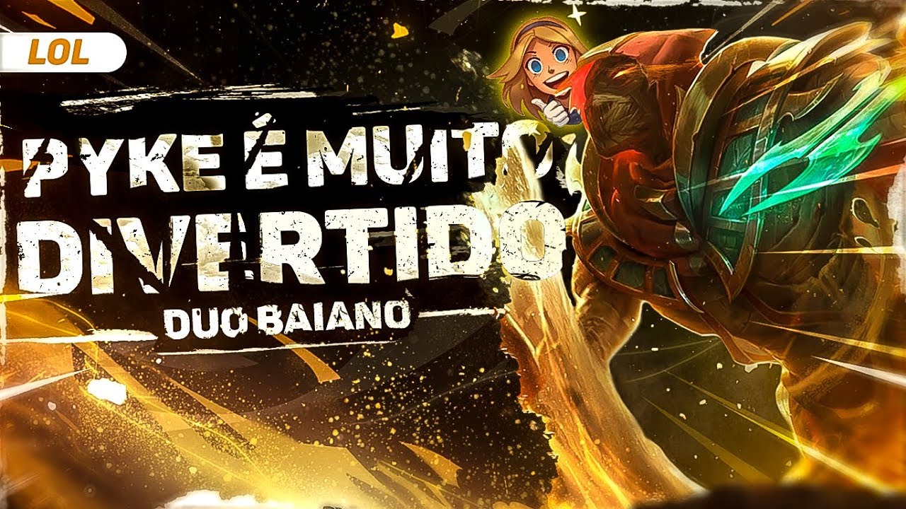 PYKE É, DE LONGE, O CAMPEÃO MAIS DIVERTIDO DESSE JOGO!