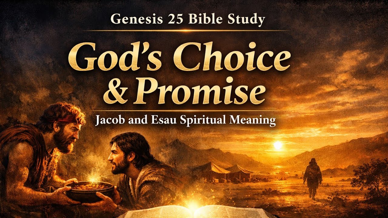 Genesis 25 Bible Study | God’s Choice, Birthright & Spiritual Meaning of Jacob and Esau