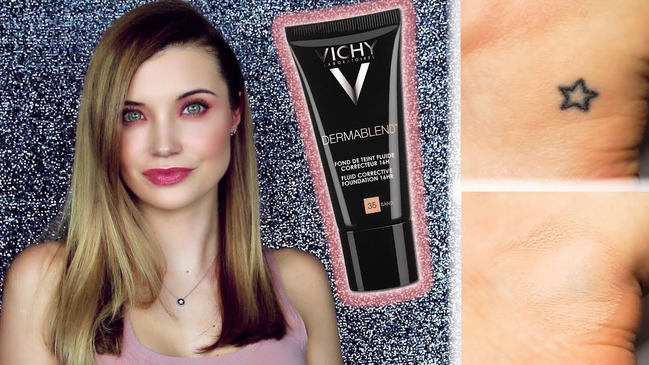 TEST: VICHY DERMABLEND | Podkład, który PIELĘGNUJE i zakryje TATUAŻ! | Konkurs!