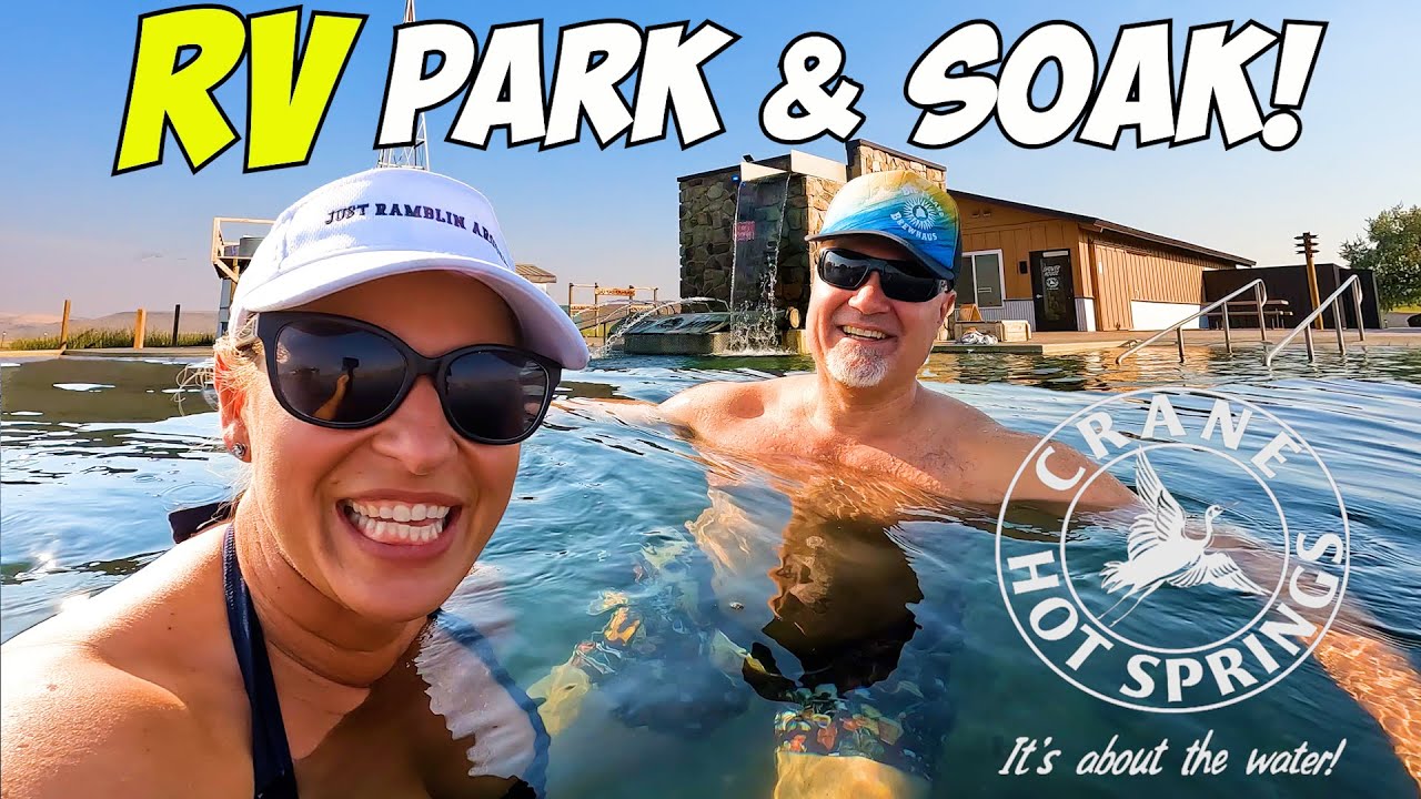 Уникальный курорт Орегона с купанием! Кемпинг и автодом Crane Hot Springs в Бернсе, штат Орегон