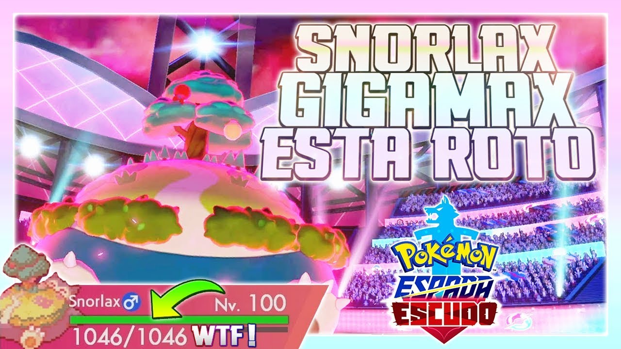 PROBANDO a SNORLAX GIGAMAX en COMBATE! ESTE POKÉMON se les FUE de las MANOS! POKÉMON ESPADA y ESCUDO