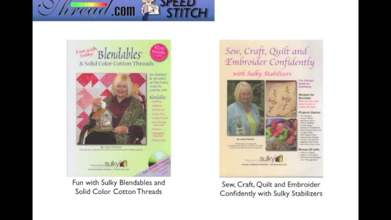 All about Sulky Threads and products.