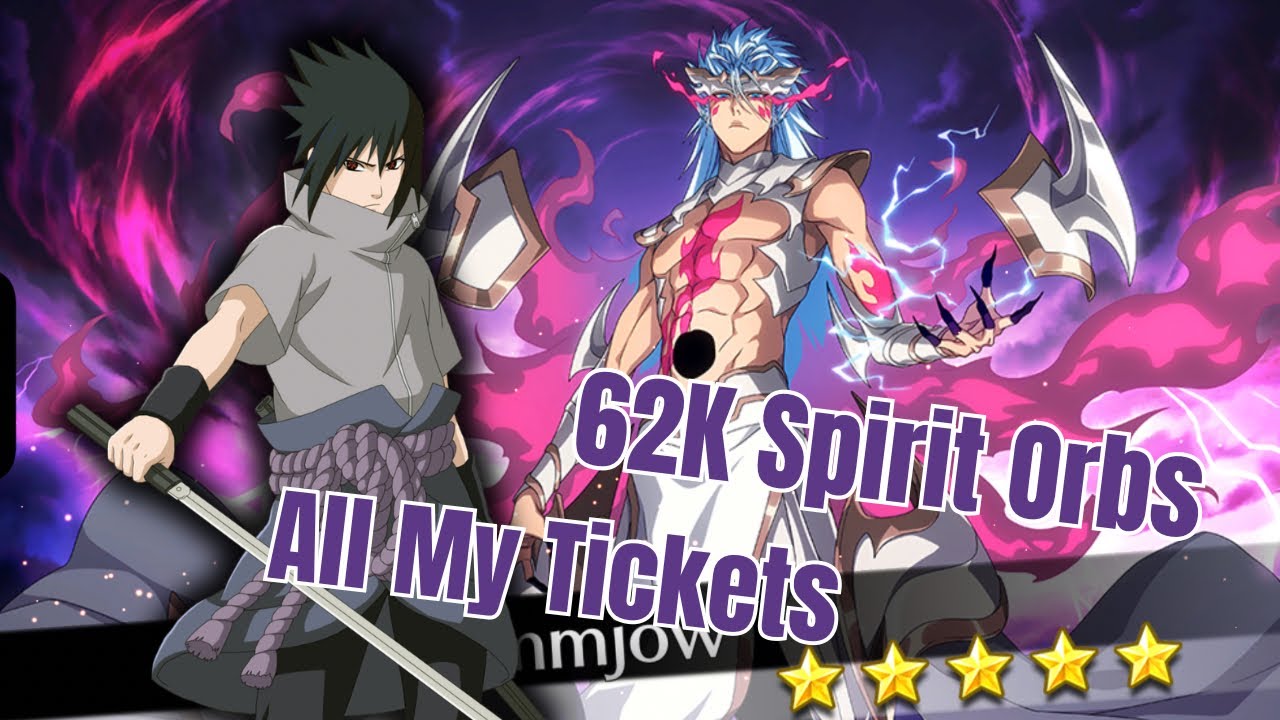 Sasuke Summoning for 11th Anniversary Grimmjow [Bleach Brave Souls]