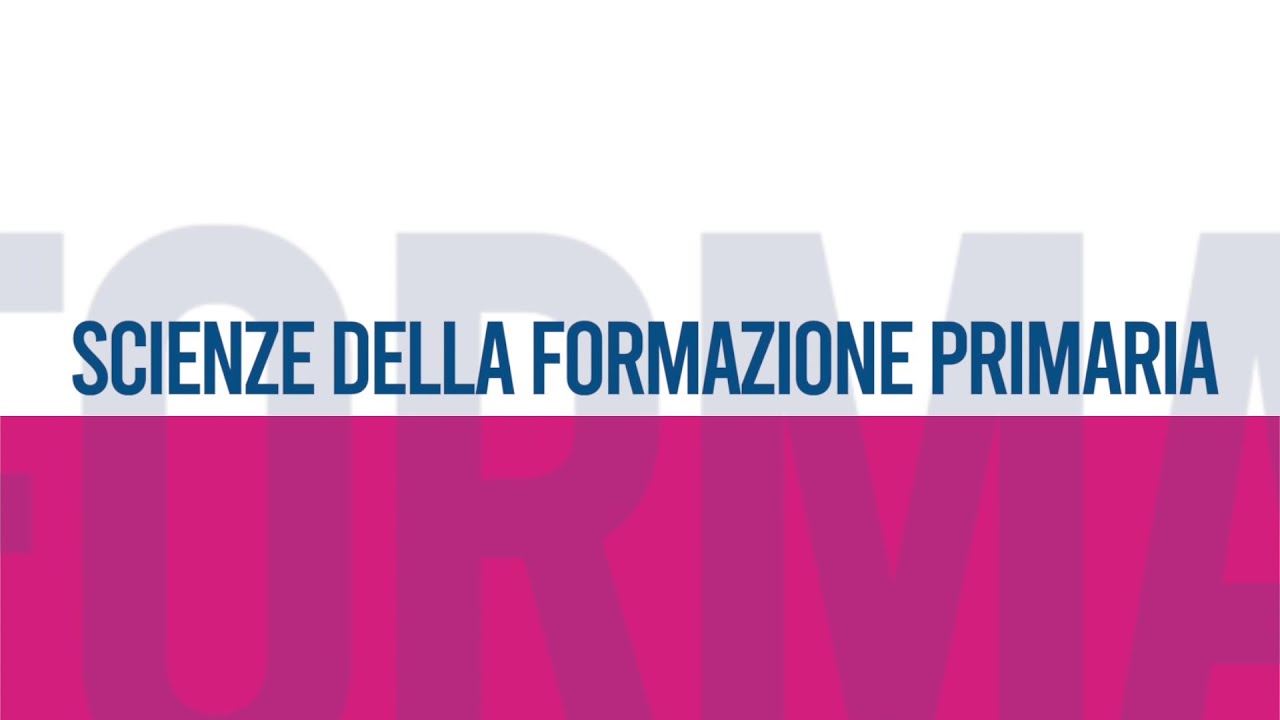 #VisionidelSapere: Il Corso di Laurea Magistrale a ciclo unico in Scienze della formazione primaria