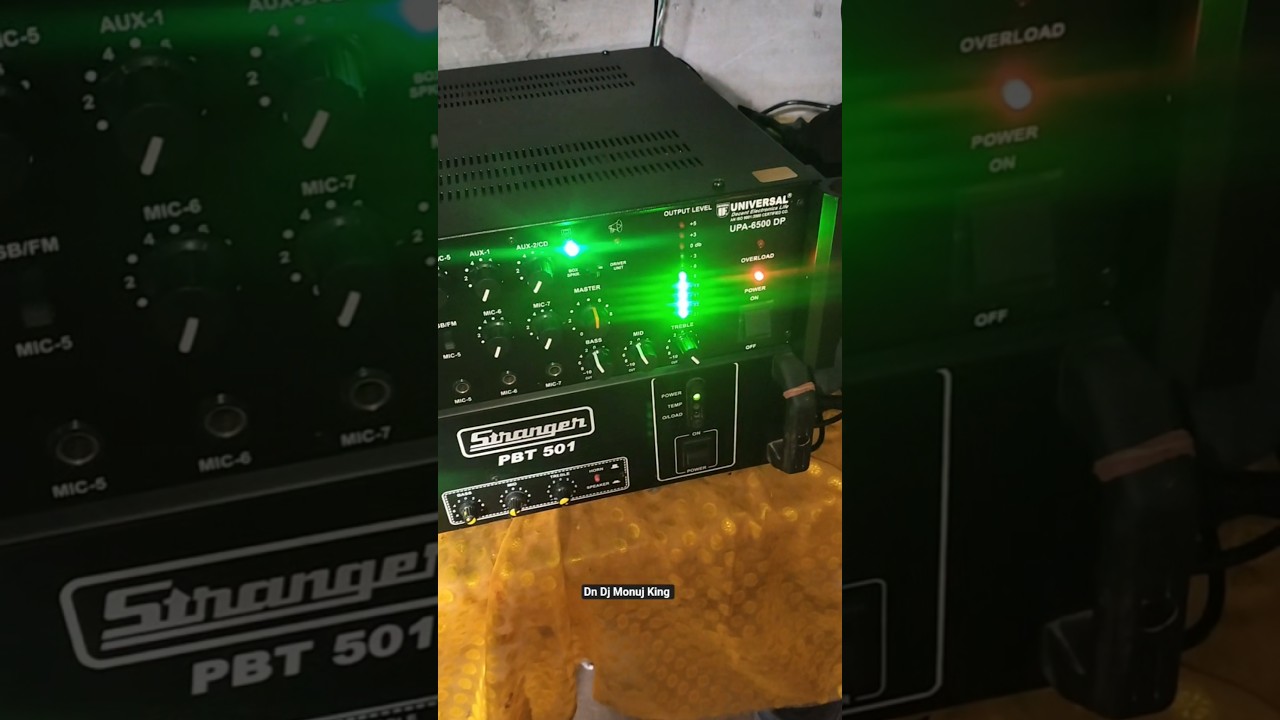 Universal UPA650 Dp Or Stranger PBT 501 Amplifier Video 