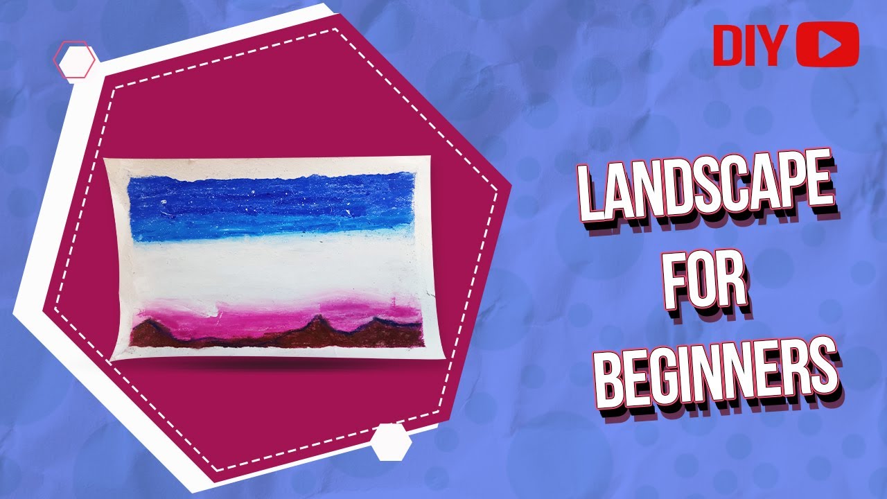 DIY Easy Landscape Painting For Beginners | DIY Crafts Ideas | SparkleBox