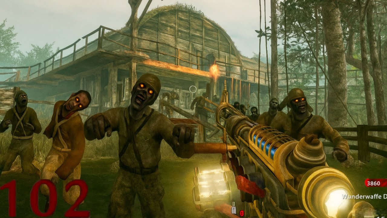 Call of Duty World At War Zombies Shi No Numa Gameplay No Commentary