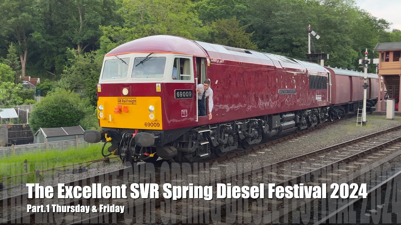 The Excellent Severn Valley Railway’s Spring Diesel Festival 2024 Pt.1 - 4K