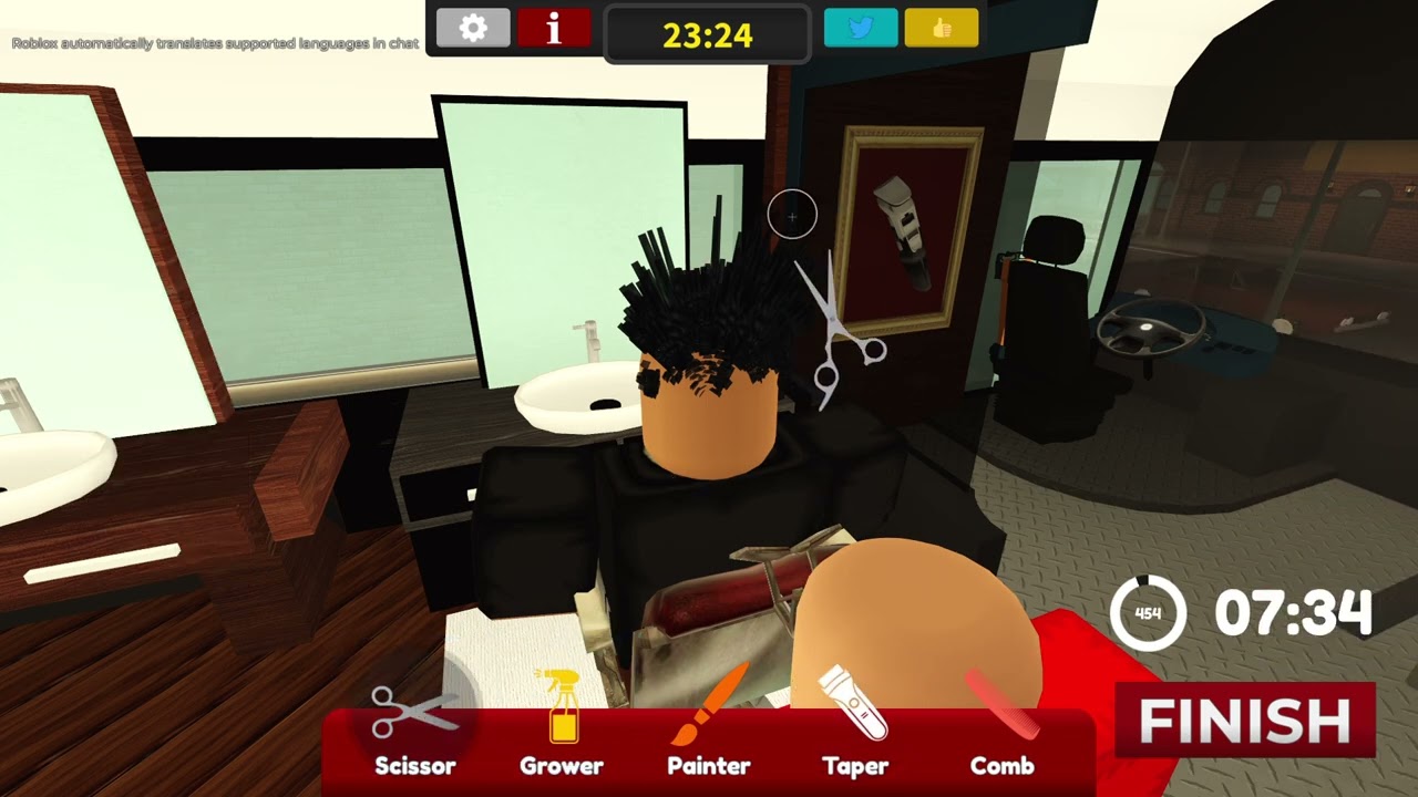 I became  a Barber in Roblox #roblox