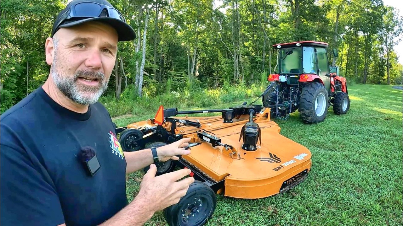 How to sharpen" bush hog" or rotary cutter blades and properly inspect and maintain